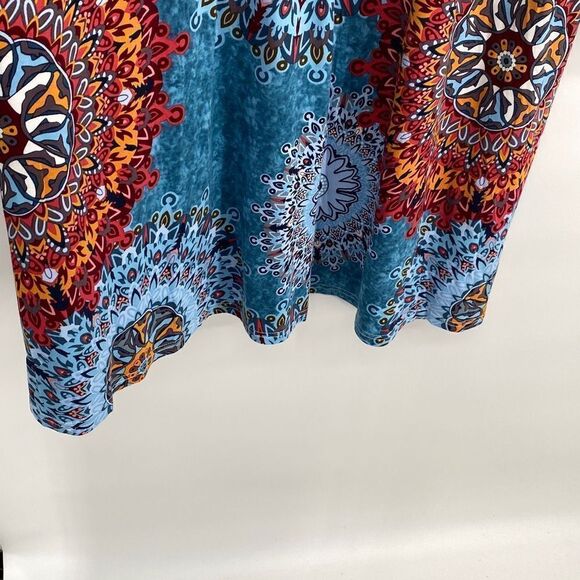 NWT DB Moon Pullover Jersey Shift Dress Boho Soft & Comfy Multi 3XL - Picture 5 of 15